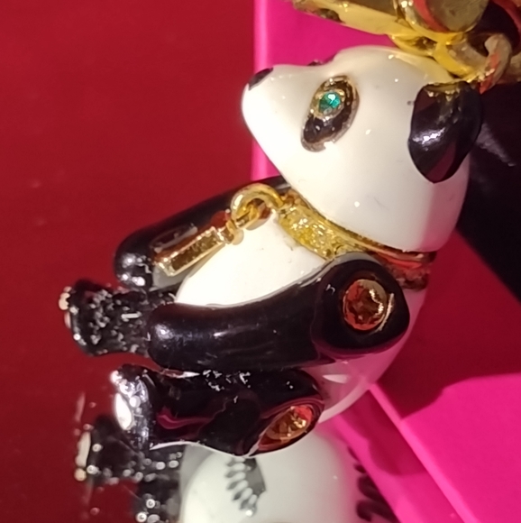 🐼 JUICY Panda  Green 👀 🐼 Bear Never Removed From 🎁 NWT - Picture 11 of 15